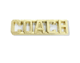 Gold "Coach" Uniform Lapel Pins