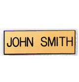 Gold Name Badges