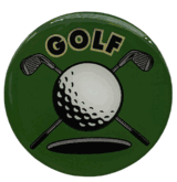 Golf Epoxy Decal (2")