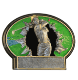 Golf (Female) - Burst-Thru Series Trophies