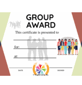 Group Award Free Template