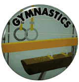 Gymnastics Epoxy Decal (2")