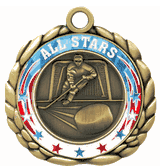 Hockey Medal with Personalized School, Team or Event Name