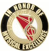 Honor Of Music Excellence Pin (BR Series)