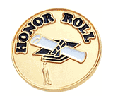 Honor Roll Award Pin