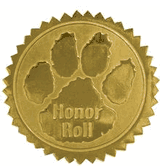 Honor Roll (Paw) Seals