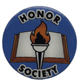 Honor Society Epoxy Decal (2")