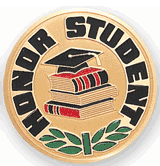 Honor Student Medal Insert (Etched)