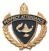 HP Series Pins - Perfect Attendance