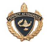 HP Series Pins - Perfect Attendance