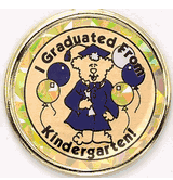 I Graduated From Kindergarten Mylar Decal Medal Insert