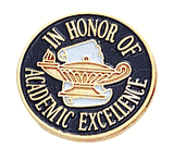 In Honor Of Academic Excellence Pin (BR Series)