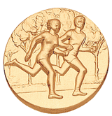 Jogging Or Marathon Litho Medal Insert