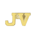 JV Jacket Lapel Pins - Gold