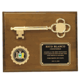 Key to the City Plaque