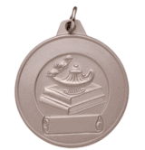 Lamp Of Learning Front Imprint Medals