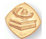 Lamp Of Learning Gold Pin