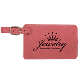 Laserable Leatherette Luggage Tag