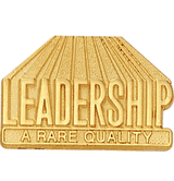 Leadership - A Rare Quality Lapel Pin (BR Series)