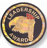 Leadership Award Mylar Decal Medal Insert