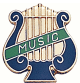 Lyre - Music Pins