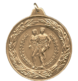 Marathon Runners: 2" Olympic-Style J-Series Medals