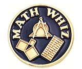 Math Whiz Pin