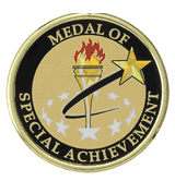 Medal Of Special Achievement Mylar Decal Medal Insert