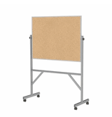 Mobile Cork Bulletin Board, 3'H x 4'W