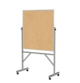 Mobile Cork Bulletin Board, 4'H x 3'W