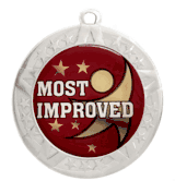 Epoxy Dome Silver Frame Insert Medal: Most Valuable Player