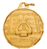 Music Award Medal (1 1/4")