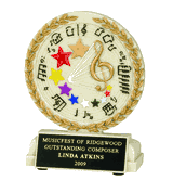 Music Cast Stone Trophy