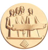 Music Choir Litho Medal Insert