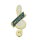 Music Clef Pins