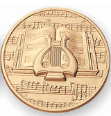 Music GENERAL Litho Medal Insert