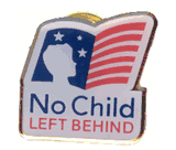 No Child Left Behind Lapel Pin