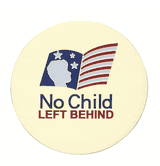 No Child Left Behind Medal Insert (Etched)