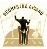 Orchestra Award Pin Enameled (BR Series)