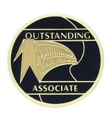 Outstanding Associate Medal Insert (Etched)