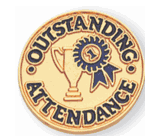 Outstanding Attendance Pin