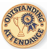 Outstanding Attendance Pin