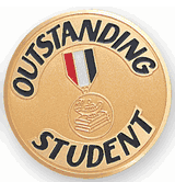 Outstanding Student Medal Insert (Etched)