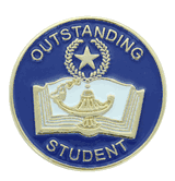 Outstanding Student Pin - 7/8" (BR Series)