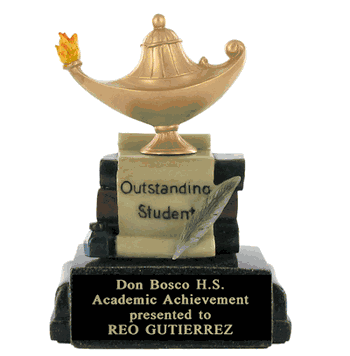 Outstanding Student Trophy - Click to enlarge