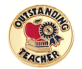 Outstanding Teacher Lapel Pin