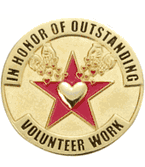 Outstanding Volunteer Pins