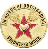 Outstanding Volunteer Pins