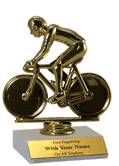 Participation Trophies with Marble Base - Bicycle