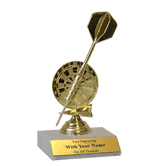 Participation Trophies with Marble Base - Darts